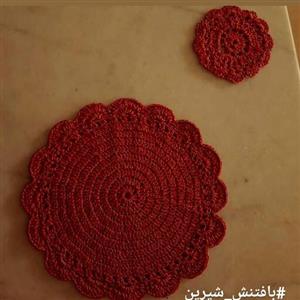 زیر بشقابی (سفارشی ) . طرحهای مختلف.  رنگ با درخواست مشتری