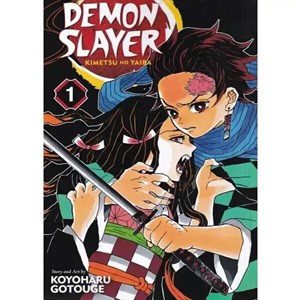 کتاب مانگا فارسی(1 DEMON SLAYER،شیطان کش)کومینو - اثر کویوهارو گوتوگه - نشر کومینو
