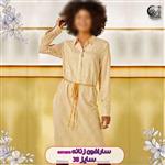 سارافون زنانه راه راه بسیار شیک برند اسمارا سایز 38 (ارسال )