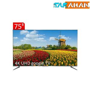 تلویزیون UHD 4K هوشمند google TV تی سی ال مدل P735 سایز 75 اینچ 