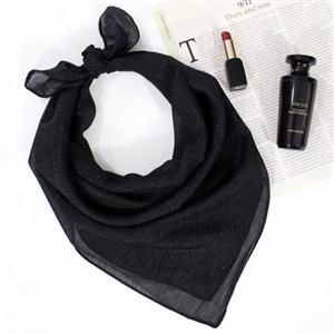 مینی بیبی اسکارف  کریشه حریر لمه دار کد 2415 ana  انالیا اسکارف