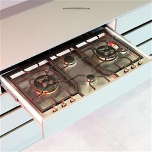 اجاق گاز 4 شعله 6 ولومه تورینو پلاس کد TS 404