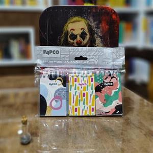 پک سه جلدی دفتر یادداشت جیبی یک خط 80 برگ پاپکو کد NB-685