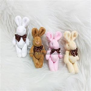 عروسک خرگوش پاپیونی