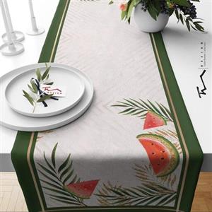 رانر طرح یلدا 8 - سایز 40 در 140 سانتیمتر - جنس دو رو مخمل پورش - کیفیت عالی