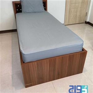 روتختی کشدار تترون ساده تک نفره (رنگ طوسی)