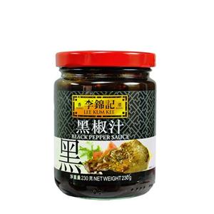 سس فلفل سیاه ۲۳۰ گرم لی کوم کی – lee kum kee