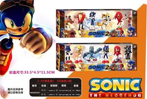 ست 6 عددی فیگور شخصیت سونیک 2 sonic