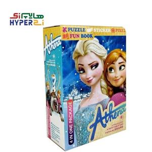 پازل دایره ای 20 تکه آتنا طرح فروزن2 frozen (بهمراه استیکر و پیکسل)Athena