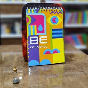 دفتر یادداشت یک خط جلد سخت سیمی 80 برگ فنر دوبل پاپکو کد PN-6118