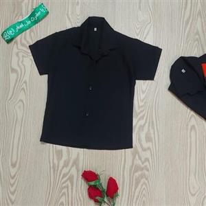 پیراهن یقه دار و دکمه دار پسرانه محرمی