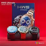 ساعت هوشمند HW5 ULTIMATE دارای 3 عدد بند با صفحه نمایش امولد