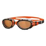 عینک شنا زاگز مدل Predator Flex Polarized - Orange/Black