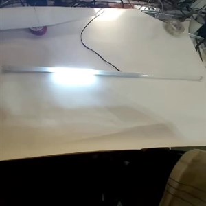 چراغ لایت بار چشمک زن سفید(همراه کلیدوفندکی)