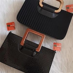 کیف دسته چوبی کشیده