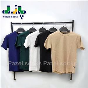 تیشرت پارچه بیسکویتی مردانه