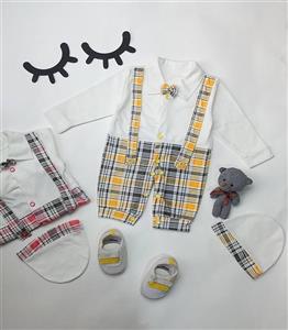 سرهمی نوزادی سی‌مرغ طرح چارخونه