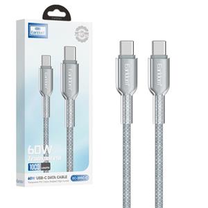 کابل تبدیل فست شارژ Earldom Type-C to Type-C 60W 1m
