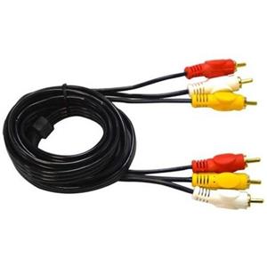 کابل صدا و تصویر 3 به 3 سه فیش 1.5 متری