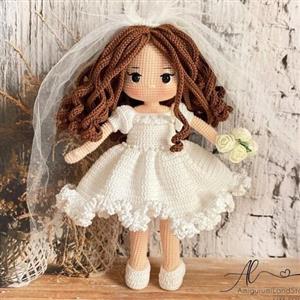 عروسک عروس بافتنی
