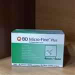 سر سوزن انسولین بی دی BD Micro-Fine plus چهار میل 4mm گیج 32