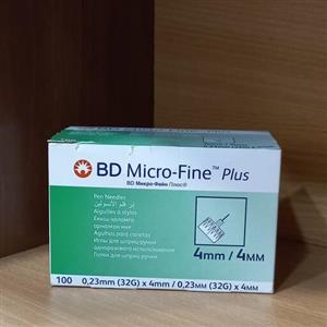 سر سوزن انسولین بی دی BD Micro-Fine plus چهار میل 4mm گیج 32 
