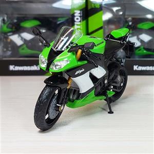 ماکت موتور کاوازاکی نینجا زد ایکس 10 ار  به رنگ سبز kawasaki ninja zx-10R