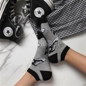 جوراب مچی طرح ال ستار فری سایز نخ پنبه