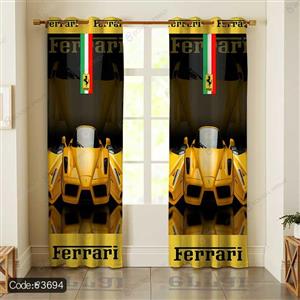 پرده طرح ماشین فراری کد 3694