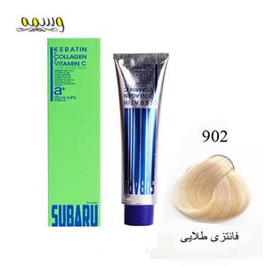 رنگ مو سوبارو شماره ۹۰۲ رنگ فانتزی طلایی  حجم ۱۲۰میلی لیتر _ SUBARU