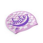 کلاه شنا سیلیکونی توربو اسپانیا مدل PURPLE SMILE