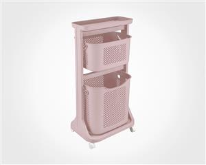 سبد رخت دو طبقه طرح بافت لیمون 2141