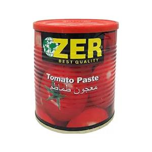 رب گوجه فرنگی زر zer با بهترین کیفیت و بدون نمک اضافه وزن 830 گرم