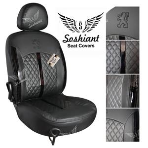 روکش صندلی مناسب  تیبا دو و کوییک (چرم افرا شتری)