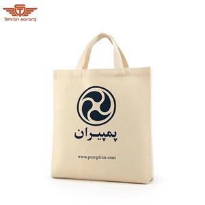 ساک دستی جنس متقال درجه یک جیب دار نقاشی روی پارچه
