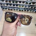 عینک آفتابی مردانه ریبن فراری کائوچویی شیشه سنگ یووی 400 رنگ قهوه ای 