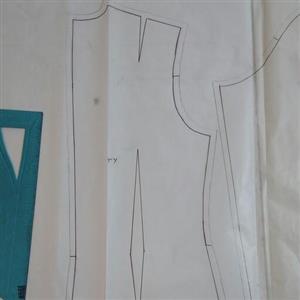 الگو اماده خیاطی بالاتنه ( سایزبندی متد ترک) مجموعه 9 عددی