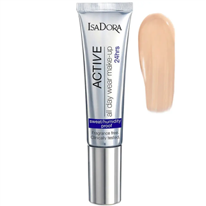 کرم پودر 24 ساعته Active حجم 35میل ایزادورا (35 ml)(20)(67560)