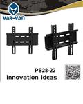 Varvan پایه دیواری تلویزیون وروان مناسب برای تلویزیون های 18 تا 32 اینچ