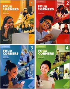 مجموعه 4 جلدی کتاب فور کورنرز ویرایش دوم Four Corners Second Edition 