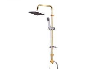 علم دوش ‏یونیکا‏‏ ‏KWC مدل دوپارچه اوراکل S مربع (طلایی)