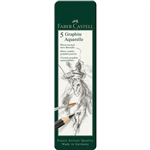 مداد هنرمند Graphite Aquarelle جعبه فلزی 5 عددی فابر کاستل آلمان