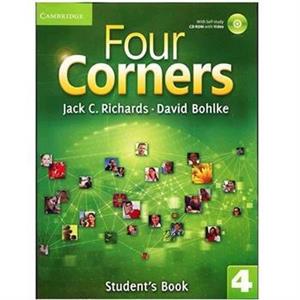 کتاب زبان Four Corners 4 Students Book + Workbook 