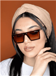 عینک آفتابی مدل جدید قهوه ای زنانه تیک تاک