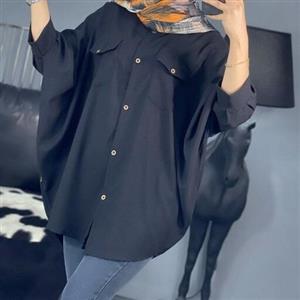 مانتو پانچ مشکی