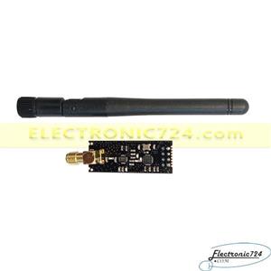 ماژول فرستنده گیرنده مدل NRF24L01+PA+LNA به همراه آنتن
