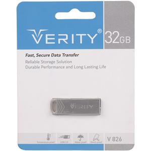 فلش وریتی VERITY مدل V- 826 USB 3.0 ظرفیت 32 گیگابایت Verity V826 Flash Memory 32GB