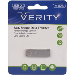 فلش وریتی VERITY مدل V 826 USB 3.0 ظرفیت 32 گیگابایت Verity V826 Flash Memory 32GB 