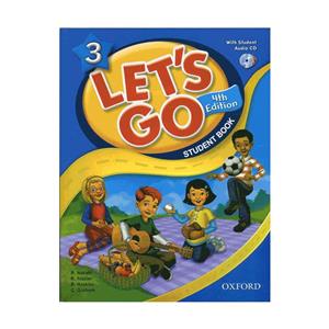 کتاب زبان Lets Go 3 - Student  Book + Workbook 