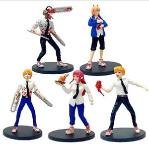اکشن فیگور مدل مرد اره ای Chainsaw Man مجموعه 5 عددی کد DGM-11058385